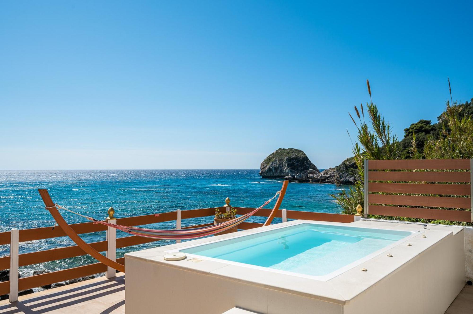 Villa Renata & Villa Filippos With Private Plunge Pool By Konnect Agios Gordios  Exteriér fotografie