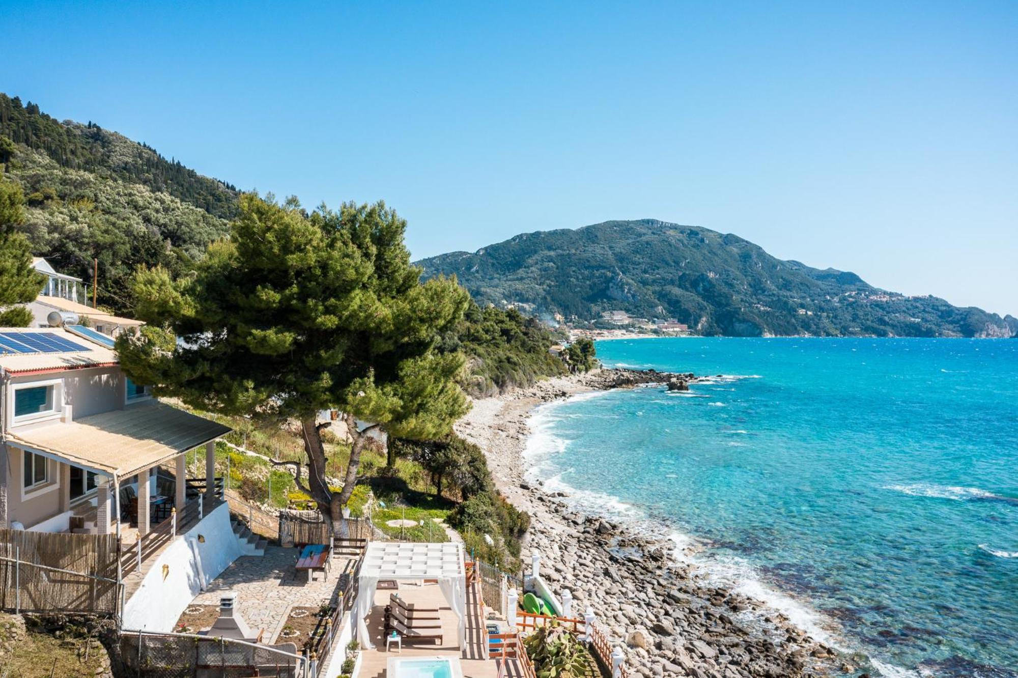 Villa Renata & Villa Filippos With Private Plunge Pool By Konnect Agios Gordios  Exteriér fotografie
