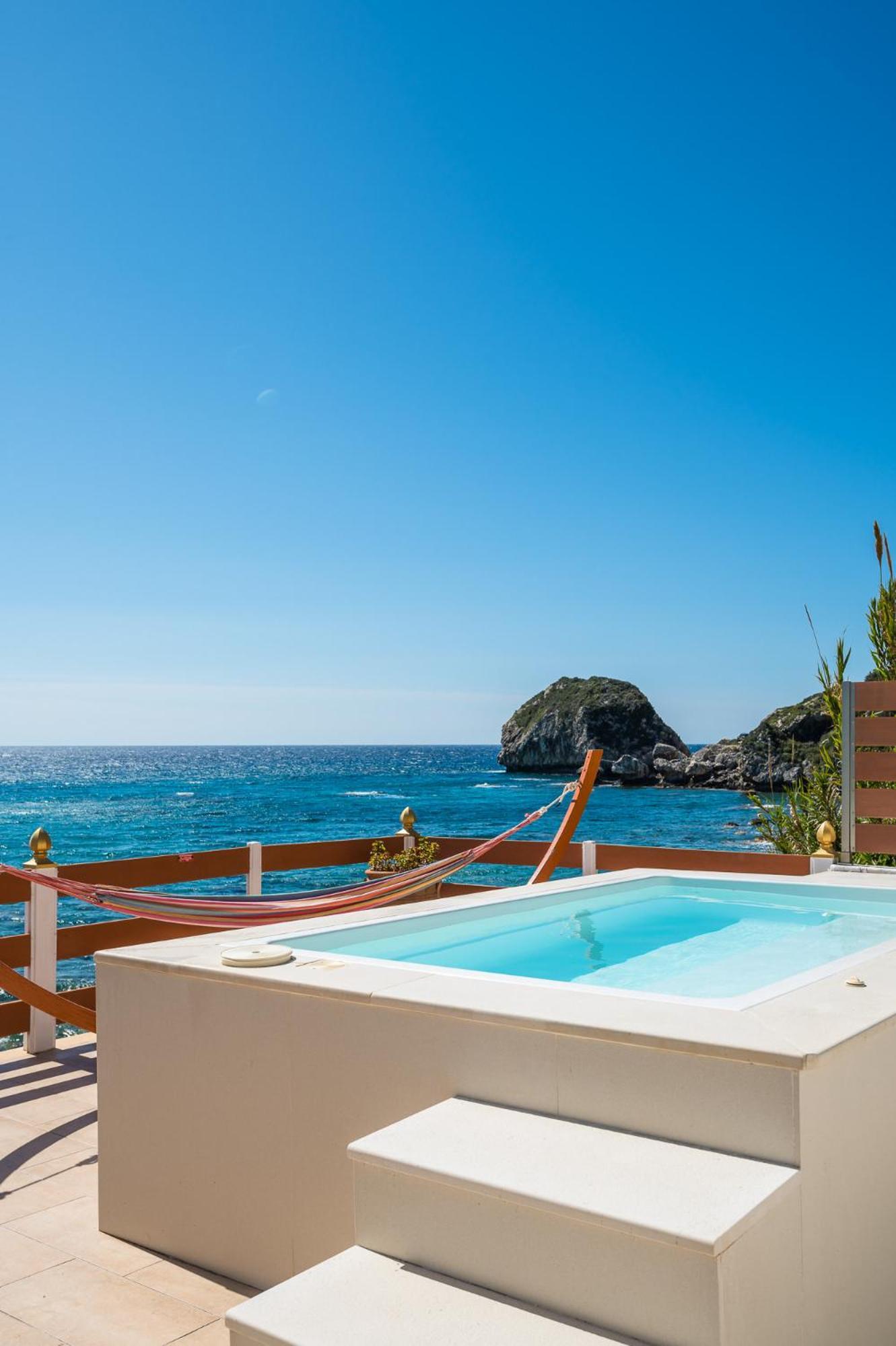 Villa Renata & Villa Filippos With Private Plunge Pool By Konnect Agios Gordios  Exteriér fotografie