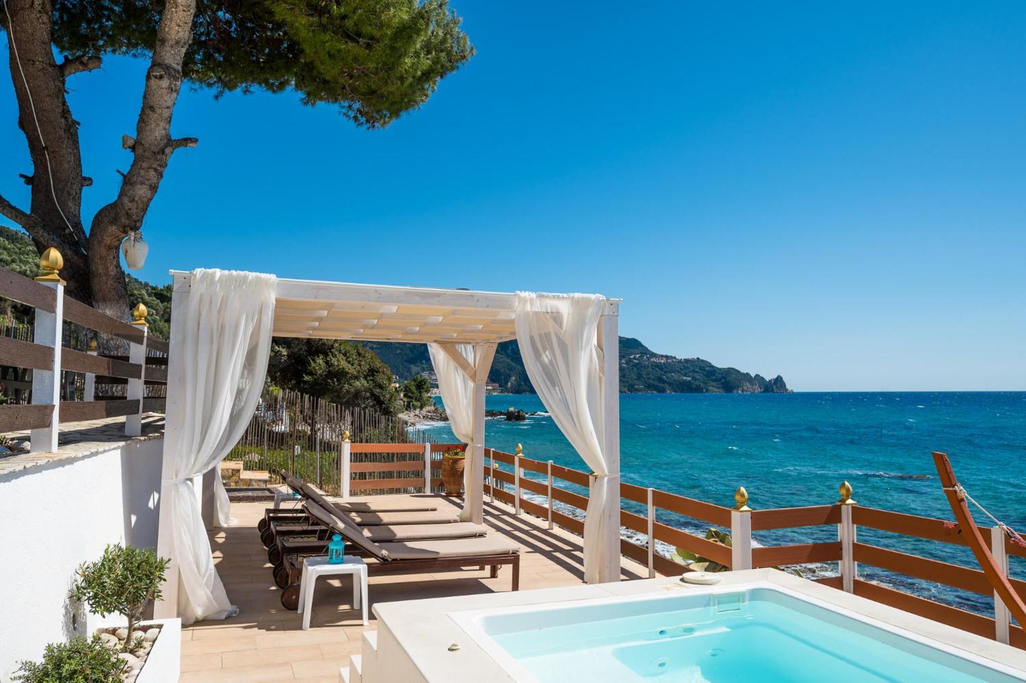 Villa Renata & Villa Filippos With Private Plunge Pool By Konnect Agios Gordios  Exteriér fotografie